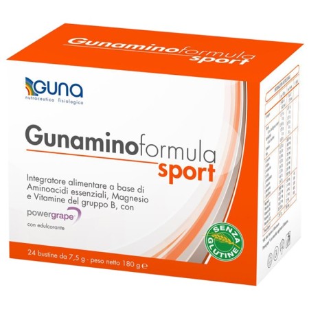 Guna Gunamino Formula Sport Integratore Amminoacidi 24 Bustine