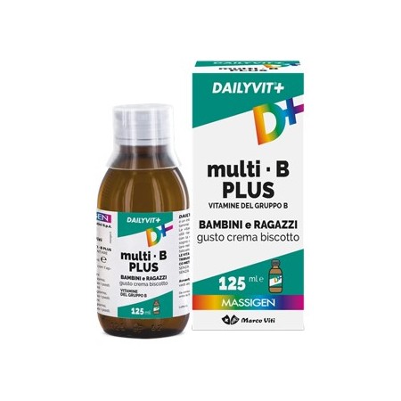 Massigen Dailyvit  Multi-B Plus Bambini Integratore 125 ml
