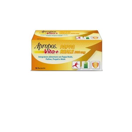 Apropos Pappa Reale 500mg Integratore 10 Flaconcini