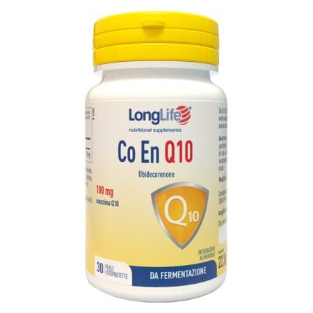 LongLife Co En Q10 100mg Integratore Antiossidante 30 Perle