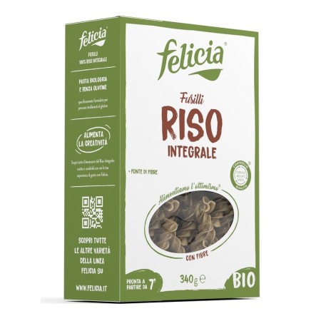 Felicia Bio Riso Integrale Fusilli 340 g