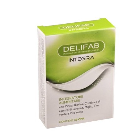 Delifab Integra Integratore Unghie Capelli 20 Compresse