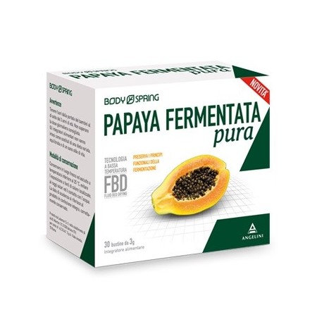 Body Spring Papaya Fermentata Pura Integratore Antiossidante 30 Bustine