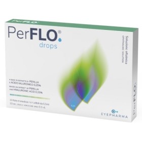 Perflo Drops Gocce oculari Lubrificanti 10 Fiale Monodose