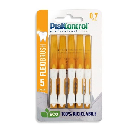 PlakKontrol Flexi Brush Scovolino Interdentale Flessibile 0,7 mm