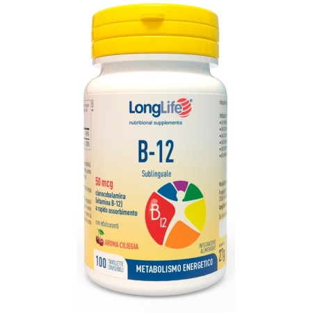 Longlife B12 Integratore Metabolismo Energetico 100 Tavolette