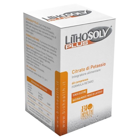Lithosolv Plus Integratore Citrato Di Potassio 60 Compresse