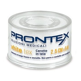 Safety Prontex White Tex Cerotto In Tela Aerata 5m x 2,5 cm