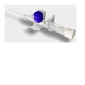 PB Pharma Ago Cannula 14G Intravenoso A 2 Vie Con Alette Arancioni