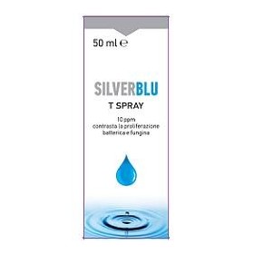 Silver Blu T Spray Topico Contro Proliferazione Fungina e Batterica 50 ml