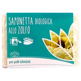 Fior di Loto Saponetta Biologica Allo Zolfo Pelli Impure 100 g