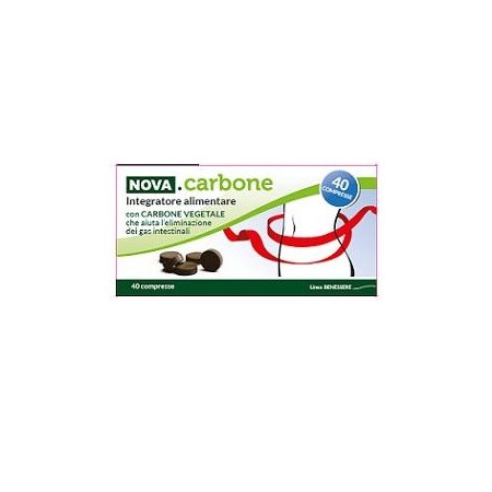 Nova Carbone Vegetale Integratore 40 compresse