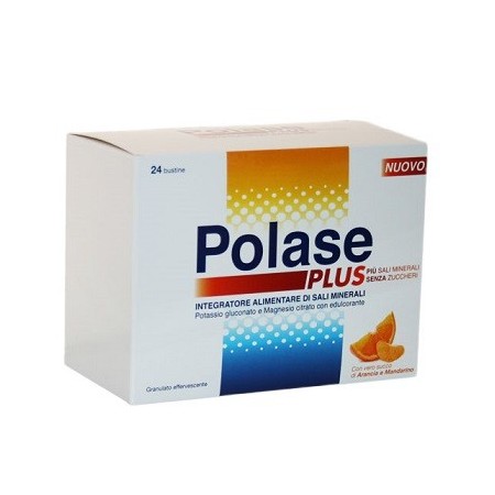 Polase Plus Integratore Sali Minerali con Magnesio e Potassio 24 Bustine