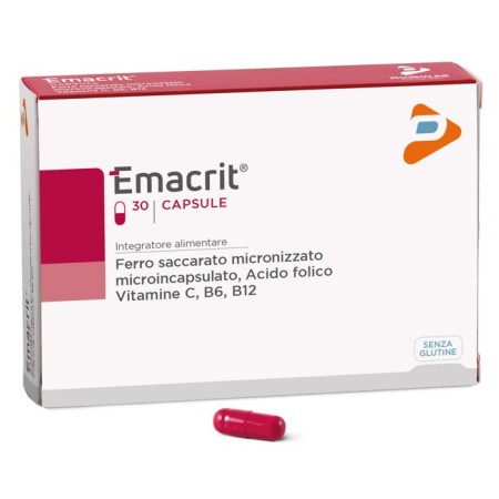Emacrit Integratore Ferro 30 Capsule