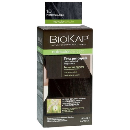 Biokap Nutricolor Delicato 1.0 Tinta Per Capelli Nero Nturale