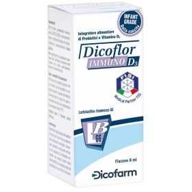 DicoFlor Immuno D3 Integratore di Vitamina D e Probiotici 8 ml