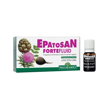 Epatosan Forte Fluid Integratori 10 Flaconi