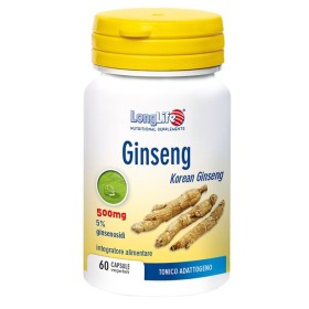 Longlife Ginseng 5% Integratore Energetico 60 Capsule