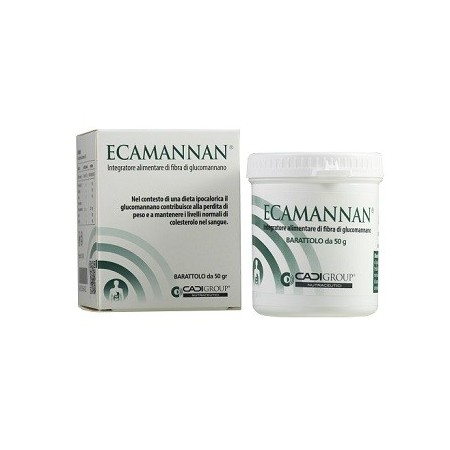 Ecamannan Polvere Integratore Con Fibra di Glucomannano 50 g