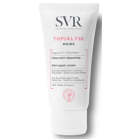 SVR Topialyse Crema Mani Nutriente, Lenitiva e Riparatrice 50 ml