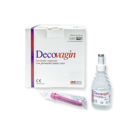 Decovagin Lavanda Vaginale 5 Flaconi   5 Cannule Monouso