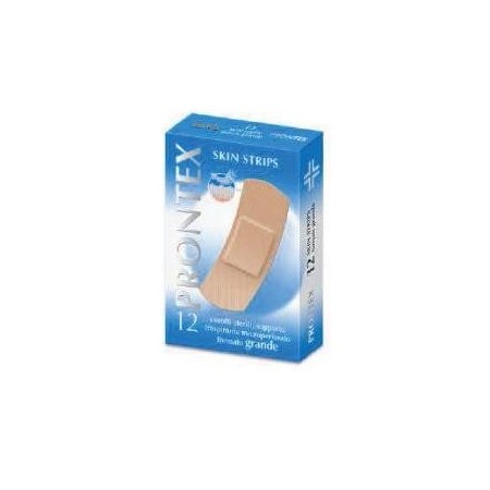 Safety Prontex Skin Strips Cerotti Grandi 12 Pezzi