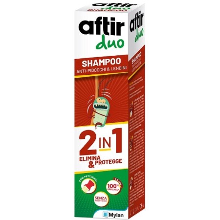 Aftir Duo Shampoo Antipidocchi A Doppia Azione 100 ml