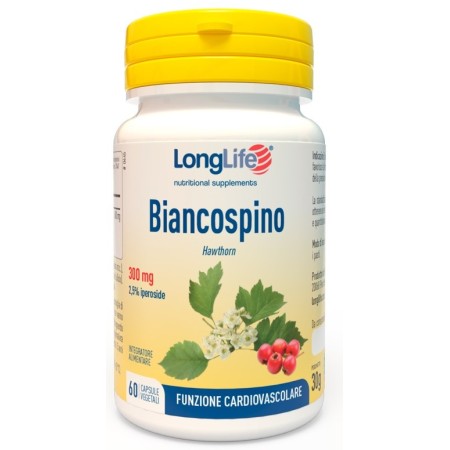 LongLife Biancospino Integratore Cardiovascolare 60 Capsule