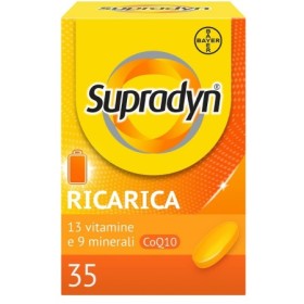 Supradyn Ricarica Integratore di Vitamine, Sali Minerali e Coenzima Q10 35 Compresse Rivestite