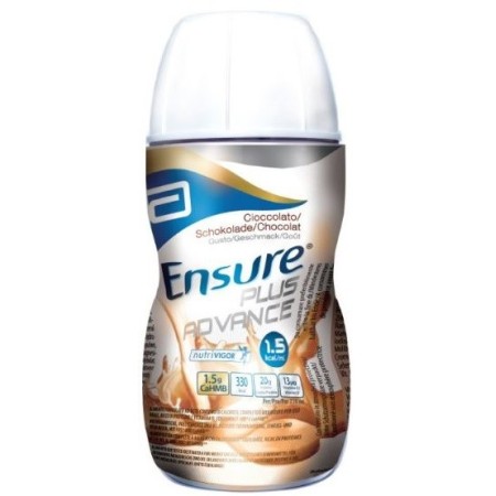 Ensure Plus Advance Alimento a Fini Medici Speciali Ipercalorico e Iperproteico Cioccolato 4x220ml