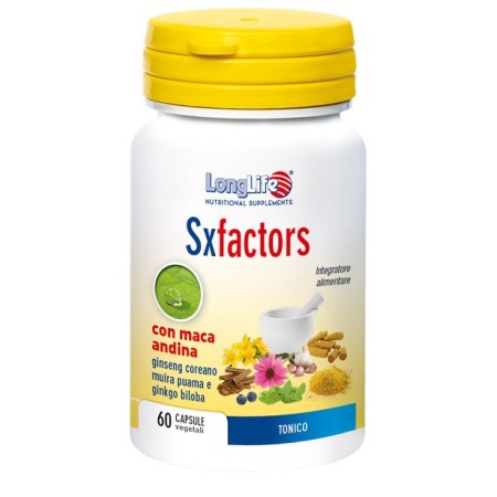 LongLife Sxfactors Integratore Energizzante 60 Capsule