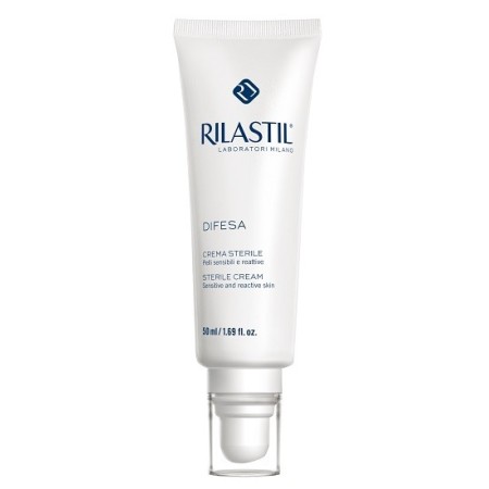 Rilastil Difesa Crema Sterile Lenitiva per Pelli Sensibili e Irritate 50 ml
