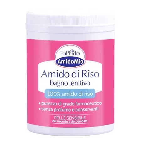 Euphidra AmidoMio Bagno Lenitivo All'Amido Di Riso in Polvere 200 g