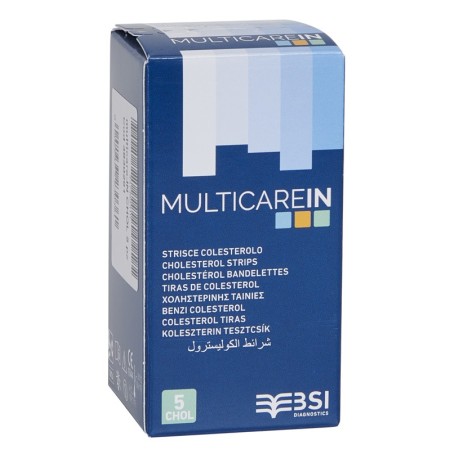 Multicare IN Colesterolo 5 Strisce Reattive