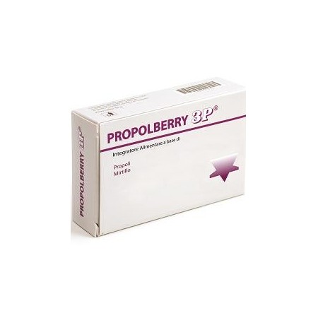 Propolberry 3P Integratore Benessere Vie Respiratorie 30 Compresse