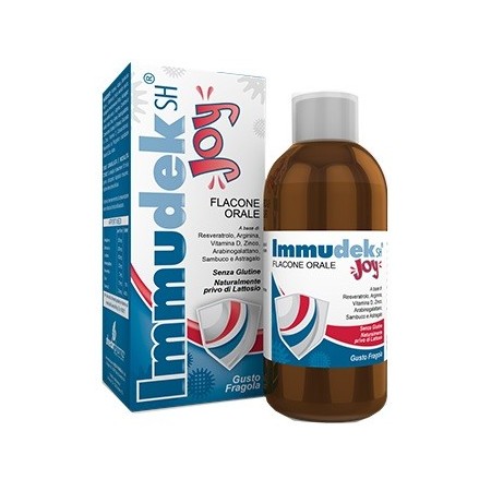 Immudek Joy Fragola Sciroppo Integratore Difese Immunitarie 200 ml