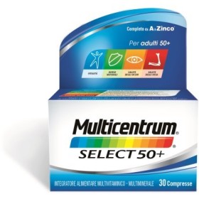 Multicentrum Select 50  Integratore Multivitaminico Multiminerale 30 Compresse