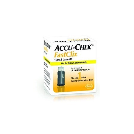 Accu-Chek Fastclix Lancette Pungidito 100 2 Pezzi