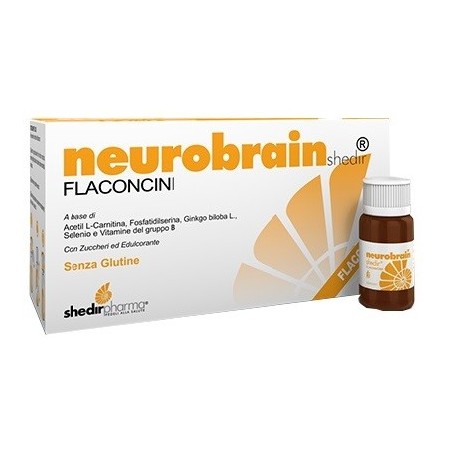 Neurobrain Shedir Integratore Stimolante Memoria 10 Flaconcini