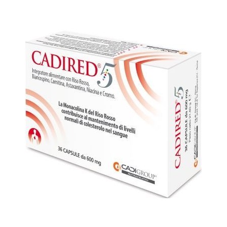 Cadired 5 Integratore Controllo Coletserolo 36 Capsule