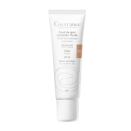 Avène Couvrance Fondotinta Correttore Fluido Sabbia 30 ml