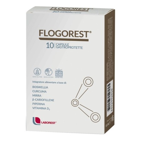 Flogorest Integratore Antinfiammatorio Articolare e Muscolare 10 Capsule