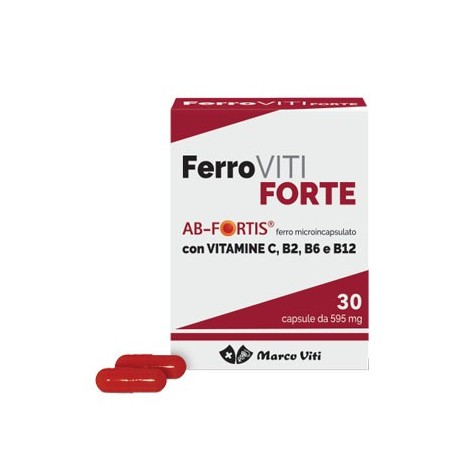 Marco Viti Ferroviti Forte Integratore per Ferro 30 Capsule
