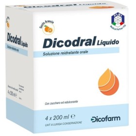 Dicodral Liquido Alimento Liquido Reidratante Orale 4x200 ml