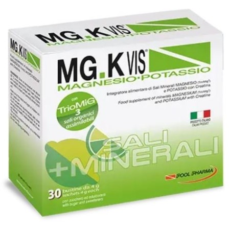 MG.K Vis Magnesio Potassio Lemonade Integratore Sali Minerali 30 Bustine