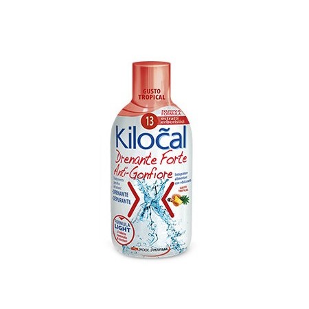 Kilocal Drenante Forte Antigonfiore Integratore Drenante e Depurativo 500 ml