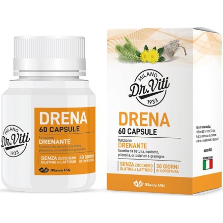 Dr. Viti Drena Forte Integratore Drenante E Antiossidante 60 Capsule