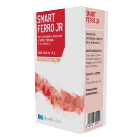 Smart Ferro JR Integratore 20 Stick Pack