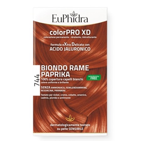 Euphidra ColorPRO XD 744 Biondo Rame Paprika Tintura Extra Delicata
