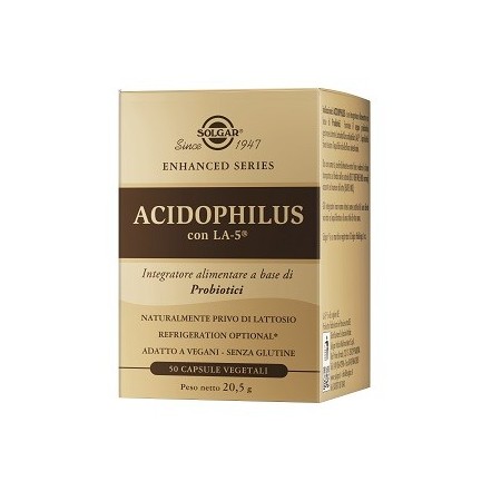 Solgar Acidophilus LA-5 Integratore Probiotici 50 Capsule